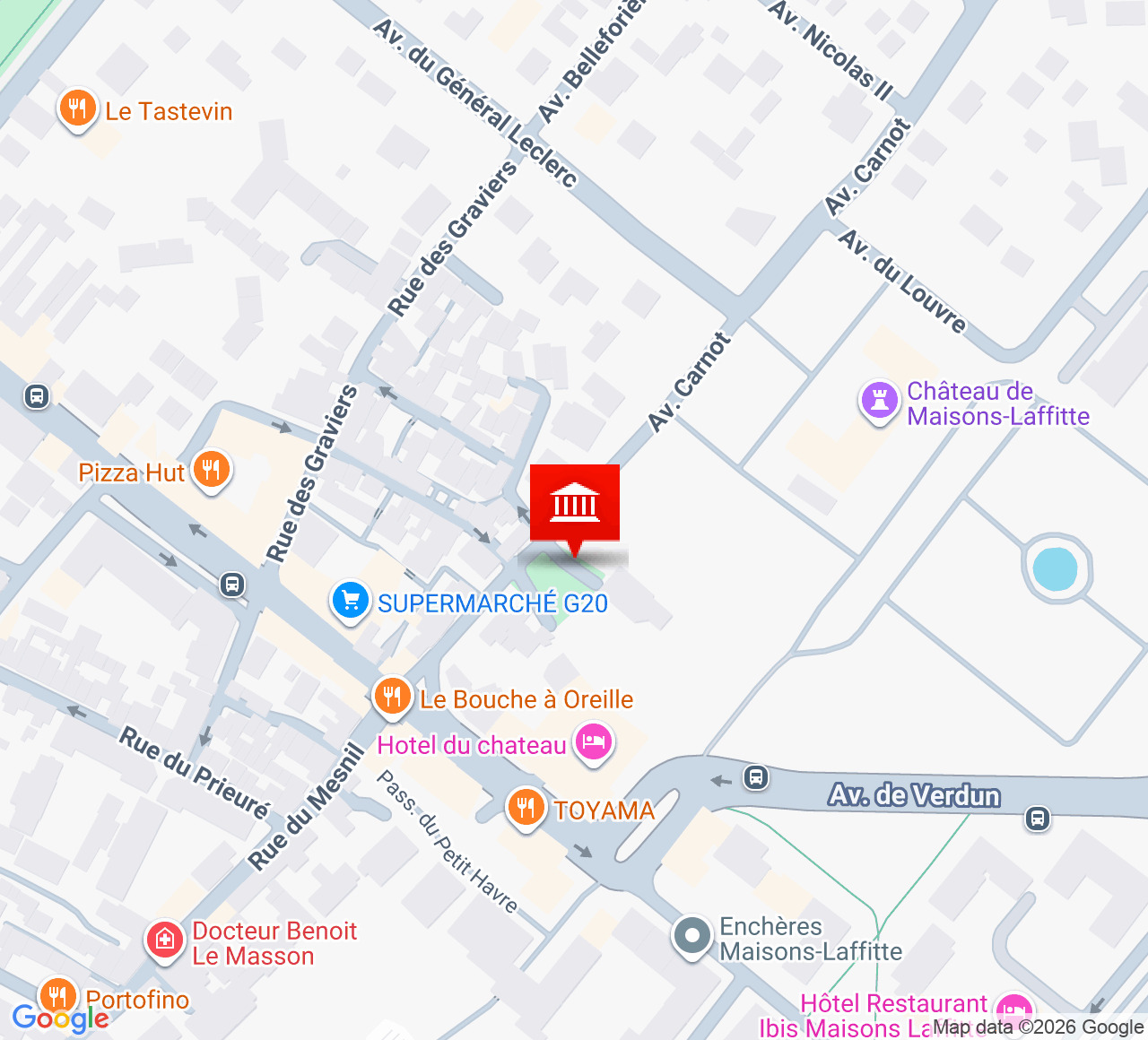 Plan d’accès Ancienne Eglise