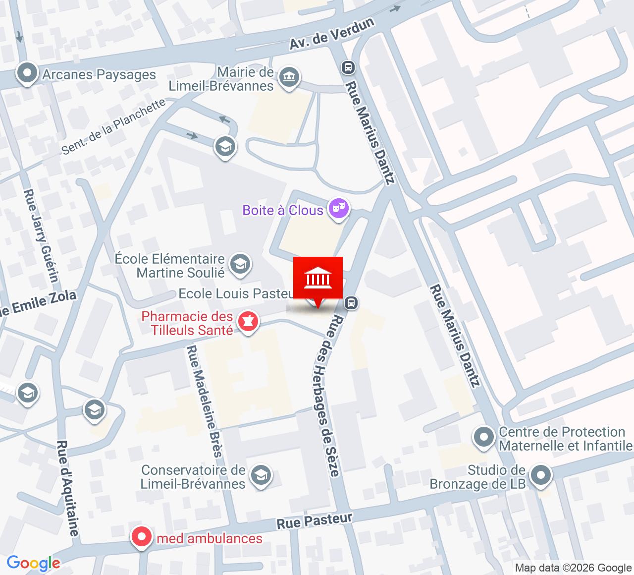 Plan d’accès Boite à Clous