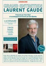 Grand entretien avec LAURENT GAUDÉ