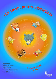 Les trois petits cochons, Théâtre Essaïon