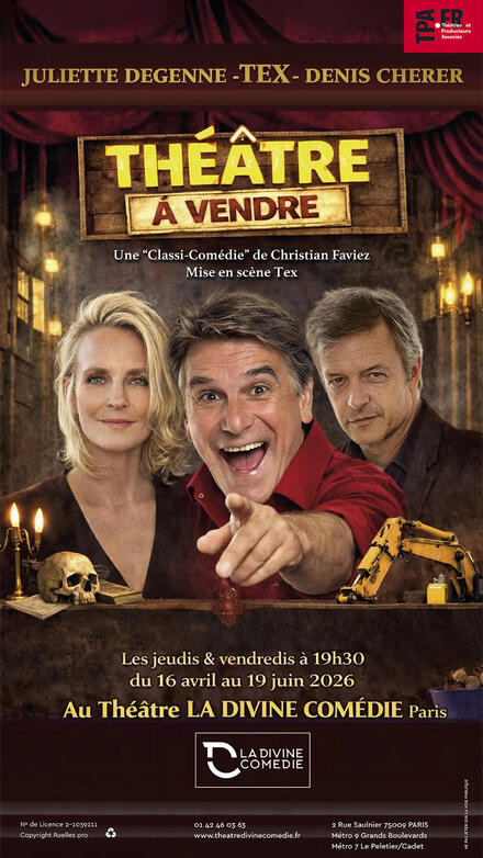 Théâtre à Vendre au Théâtre La Divine Comédie