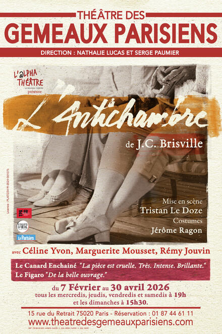 L'Antichambre au Théâtre des Gémeaux Parisiens