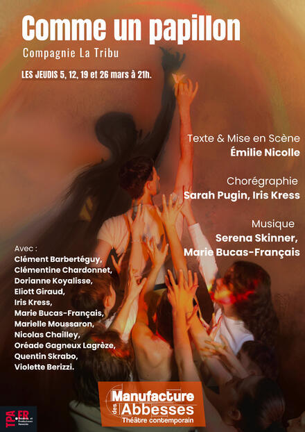 Comme un Papillon au Théâtre la Manufacture des Abbesses
