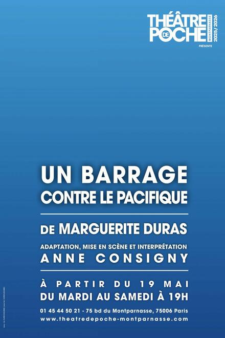 Un barrage contre le Pacifique au Théâtre de Poche-Montparnasse