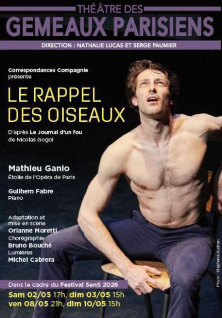 FESTIVAL SenS | Le rappel des oiseaux au Théâtre des Gémeaux Parisiens