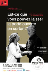 Est-ce que vous pouvez laisser la porte ouverte en sortant ?