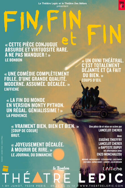 Fin, Fin et Fin au Théâtre Lepic