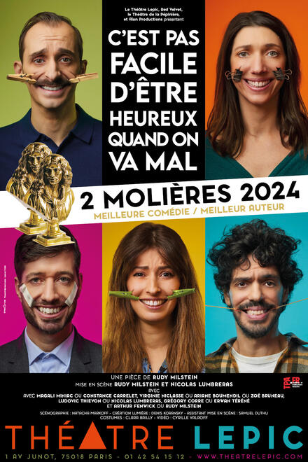 C'est pas facile d'être heureux quand on va mal au Théâtre Lepic