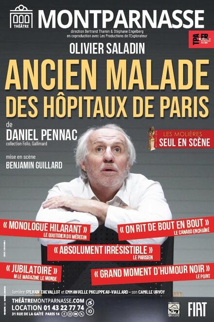 ANCIEN MALADE DES HÔPITAUX DE PARIS au Théâtre Montparnasse