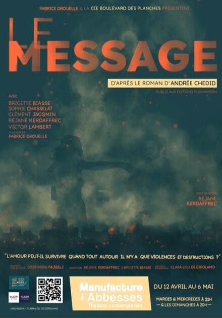 Le message au Théâtre la Manufacture des Abbesses