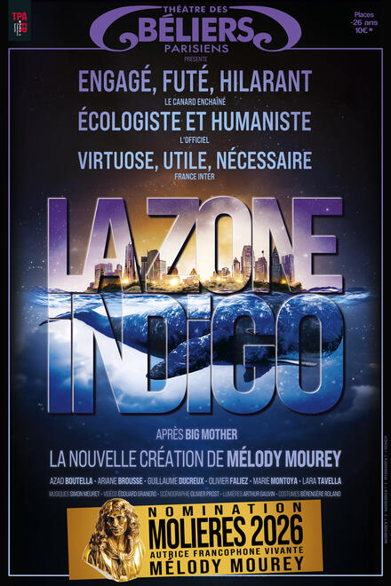 La Zone Indigo au Théâtre des Béliers Parisiens