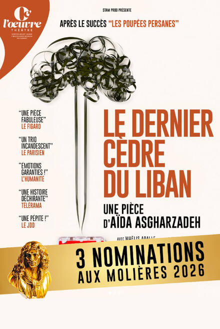 Le dernier cèdre du Liban au Théâtre de l'Œuvre