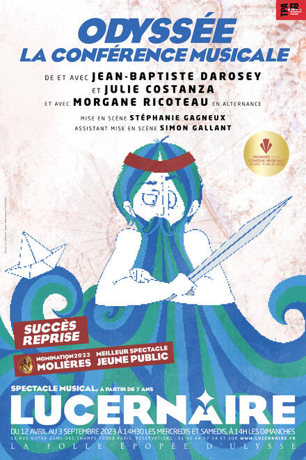ODYSSÉE LA CONFÉRENCE MUSICALE au Théâtre Lucernaire