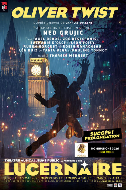 Oliver Twist au Théâtre Lucernaire