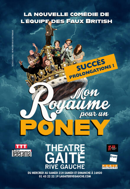 Mon royaume pour un poney au Théâtre de La Gaîté Rive Gauche
