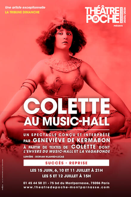 Colette au music-hall au Théâtre de Poche-Montparnasse