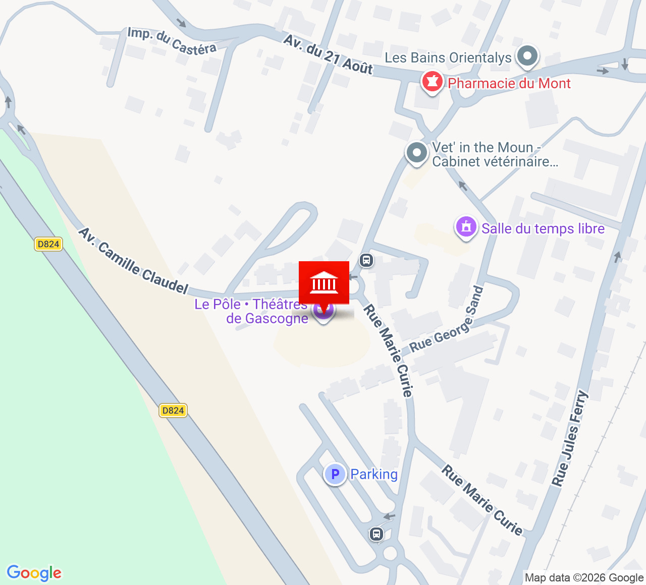 Plan d’accès Le Pôle