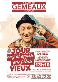 LE JOUR OU J'AI APPRIS QUE J'ÉTAIS VIEUX