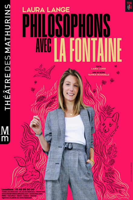 LAURA LANGE - Philosophons avec les fables de La Fontaine au Théâtre des Mathurins (Studio)