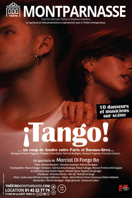 ¡TANGO! au Théâtre Montparnasse