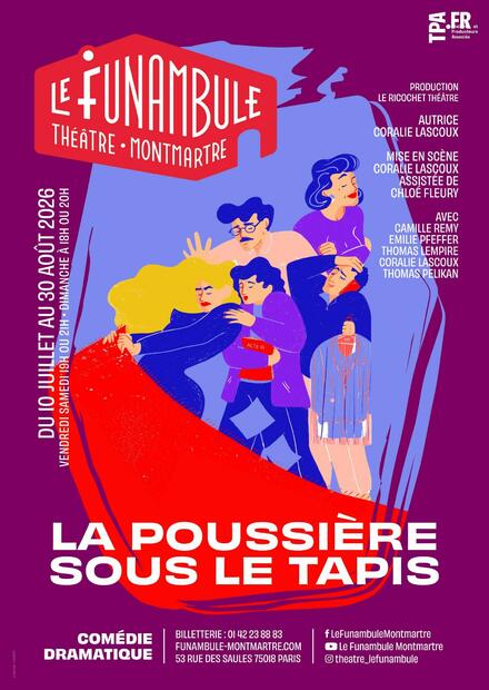 LA POUSSIÈRE SOUS LE TAPIS au Théâtre du Funambule Montmartre