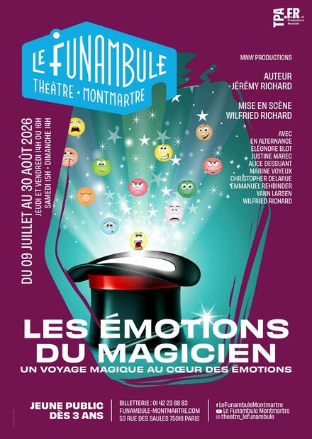 LES ÉMOTIONS DU MAGICIEN au Théâtre du Funambule Montmartre