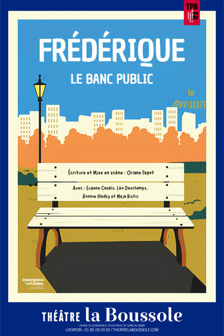 Frédérique, le banc public au Théâtre La Boussole