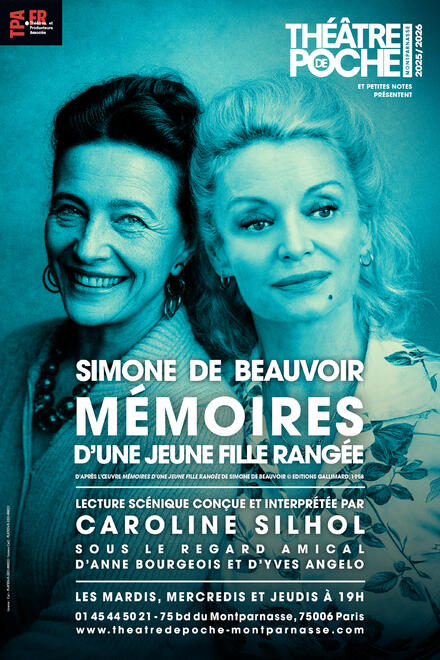 Mémoires d'une jeune fille rangée au Théâtre de Poche-Montparnasse