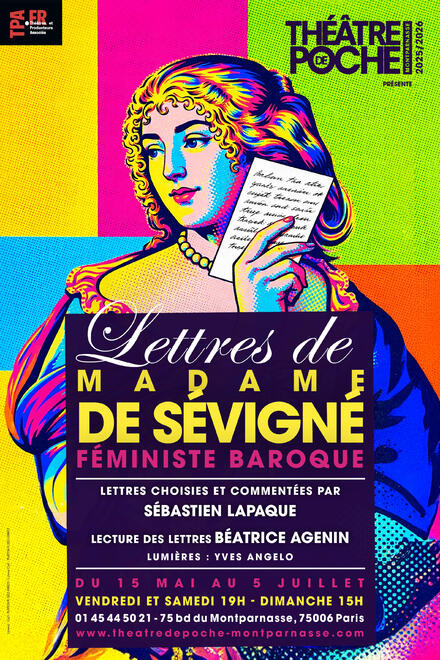Lettres de Madame de Sévigné au Théâtre de Poche-Montparnasse