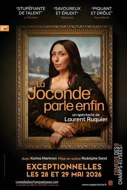 La Joconde parle enfin au Théâtre de la Comédie des Champs-Elysées