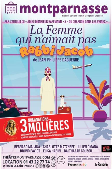 LA FEMME QUI N'AIMAIT PAS RABBI JACOB au Théâtre du Petit Montparnasse