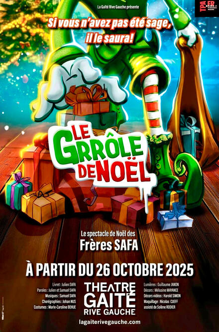 Le Grrôle de Noël au Théâtre de La Gaîté Rive Gauche