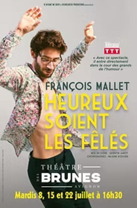FRANÇOIS MALLET - Heureux soient les fêlés au Théâtre des Brunes