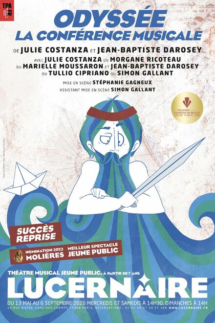ODYSSÉE LA CONFÉRENCE MUSICALE au Théâtre Lucernaire