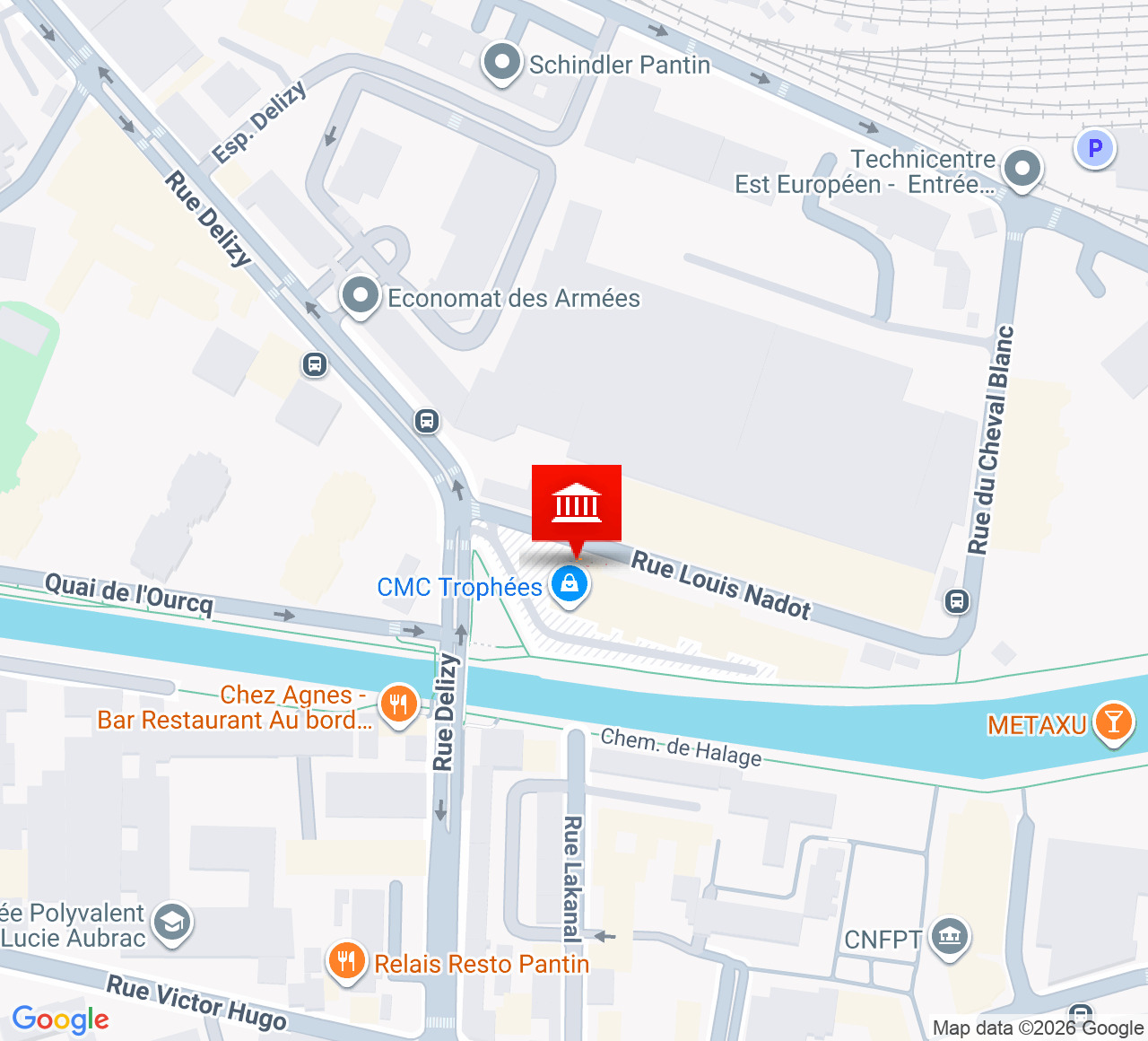 Plan d’accès Théâtre du Fil de l'Eau