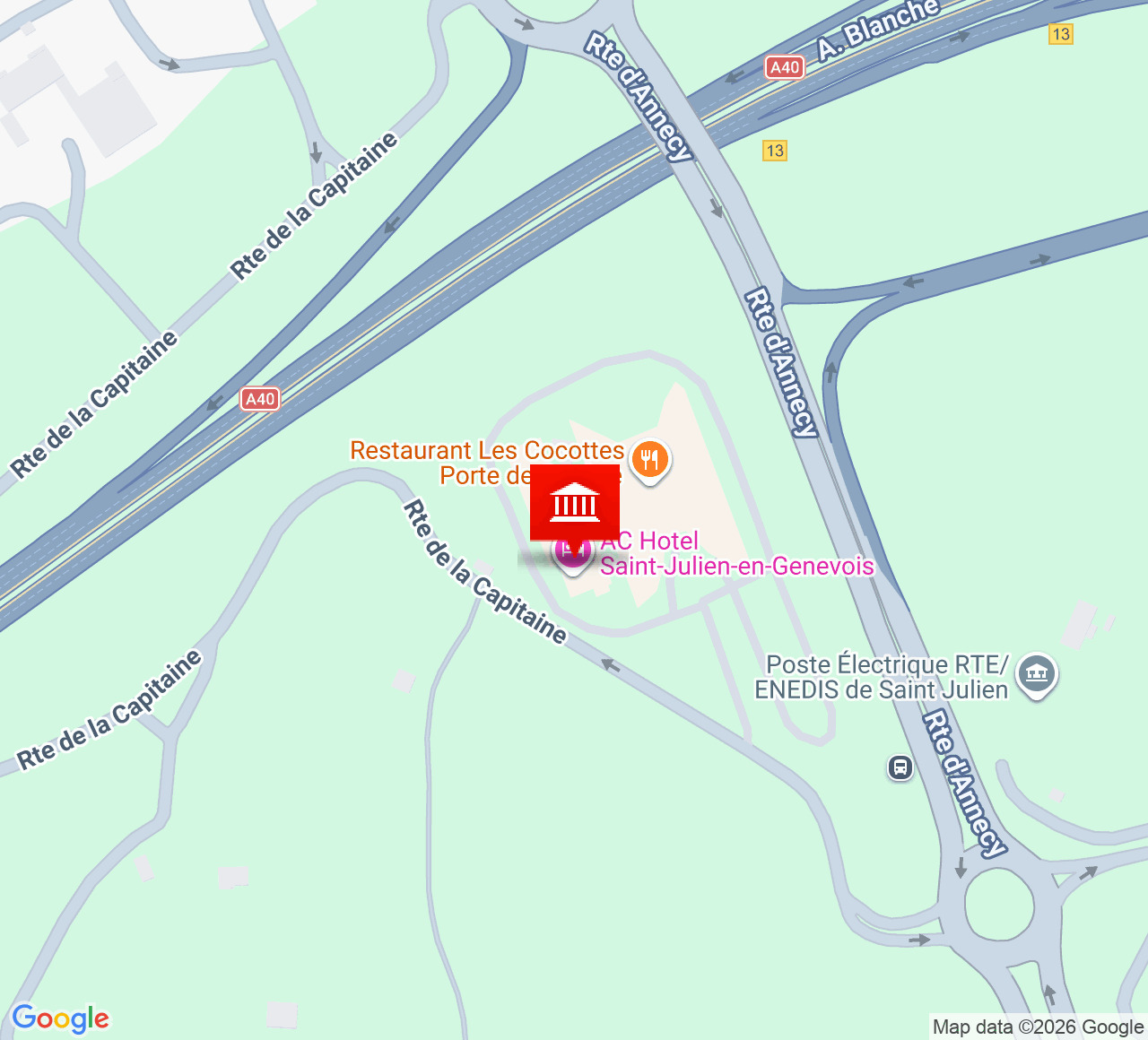 Plan d’accès Casino
