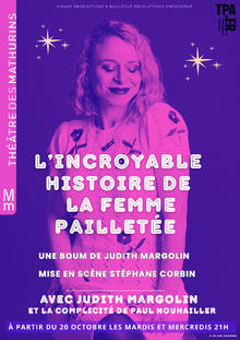 JUDITH MARGOLIN - L'incroyable histoire de la femme pailletée, Théâtre des Mathurins (Studio)