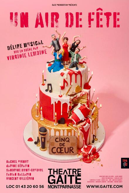 CINQ DE COEUR - UN AIR DE FETE au Théâtre de la Gaîté Montparnasse