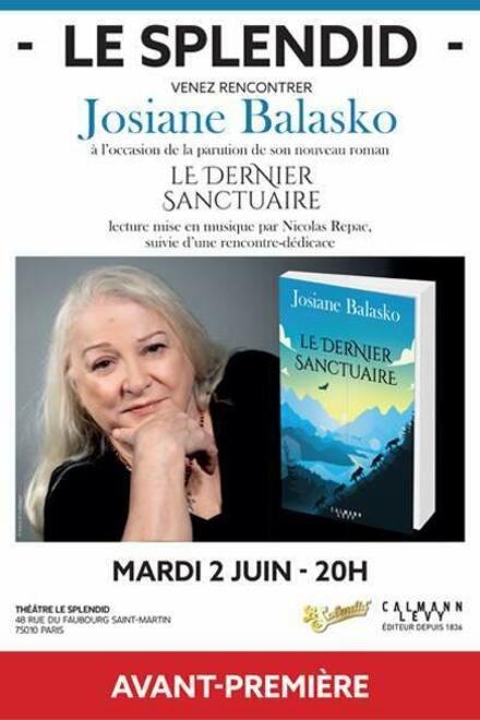 Josiane BALASKO -  Le dernier sanctuaire au Théâtre du Splendid