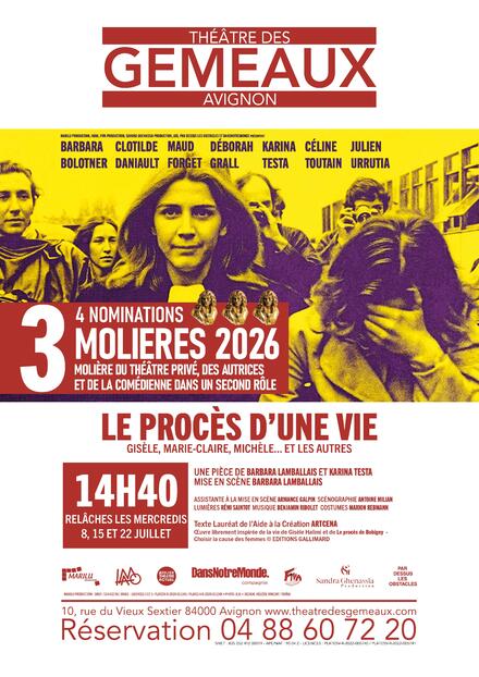 Le Procès d'une vie au Théâtre des Gémeaux