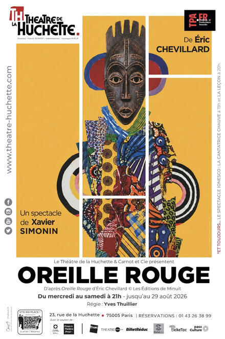 OREILLE ROUGE au Théâtre de La Huchette