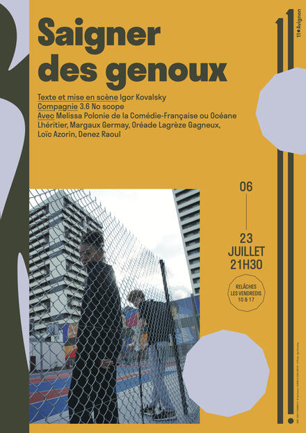 Saigner des genoux au Théâtre 11.Avignon