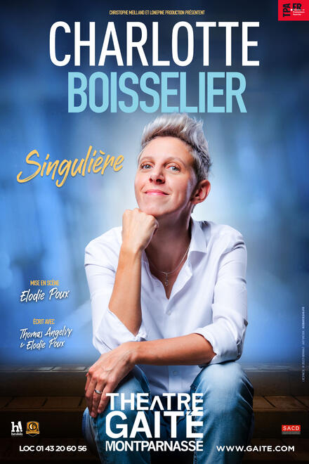 CHARLOTTE BOISSELIER dans Singulière au Théâtre de la Gaîté Montparnasse