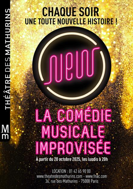 NEW - L'impromusical au Théâtre des Mathurins (Grande salle)