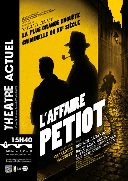 L'affaire petiot au Théâtre Actuel