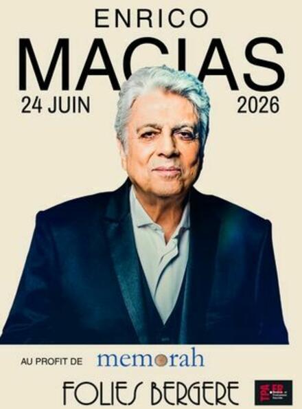 ENRICO MACIAS au Théâtre des Folies Bergère