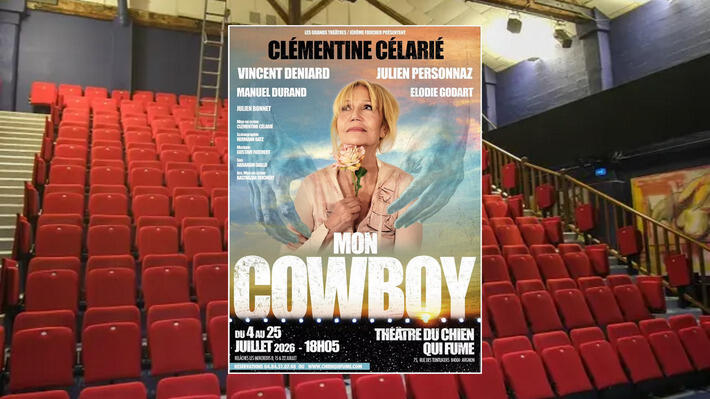 Clémentine CÉLARIÉ apprivoise l’indicible pour mieux vivre avec son COWBOY
