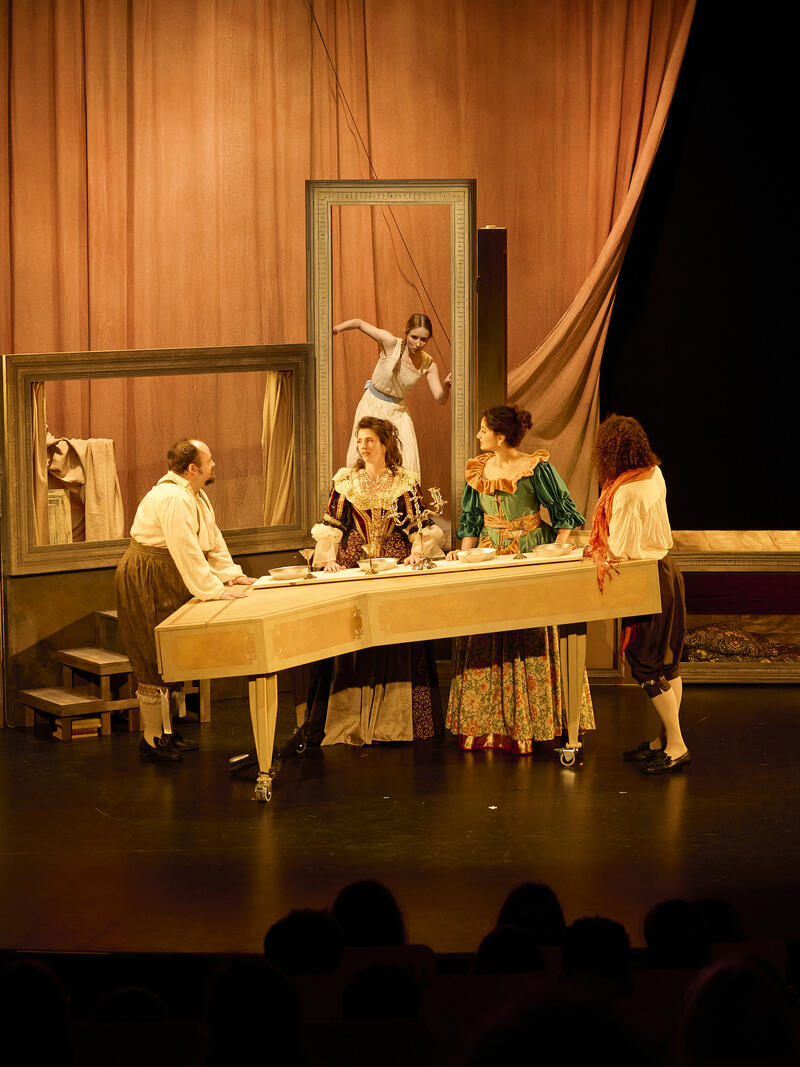 Louison et monsieur Molière au Théâtre Le Petit Louvre (Chapelle des Templiers)