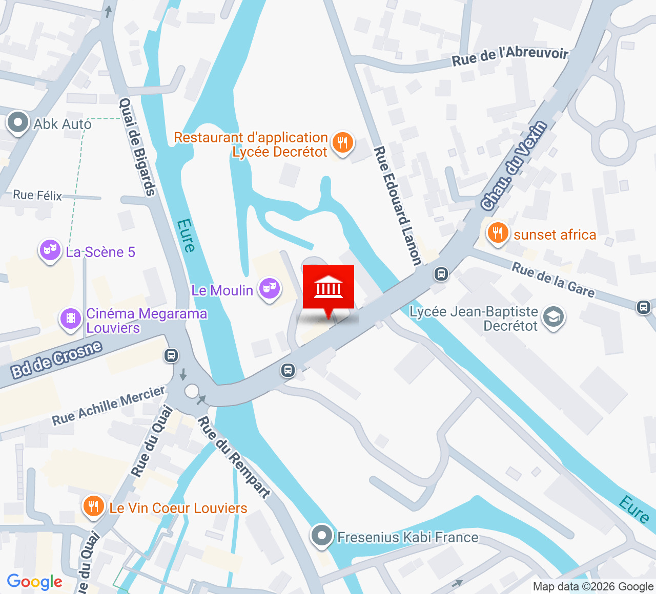 Plan d’accès Le Moulin