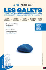 Les Galets au Tilleul sont plus petits qu’au HAVRE (ce qui rend la baignade bien plus agréable)